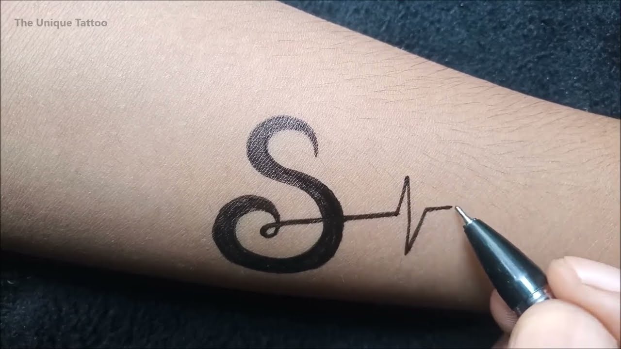 How to draw S letter Stylish tattoo designs Fancy letters Tattoo lettering  alphabet designs tutorial - YouTube